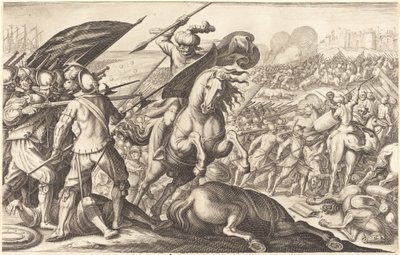トルコ騎兵隊の敗北、c。 1614年。 作： Jacques Callot