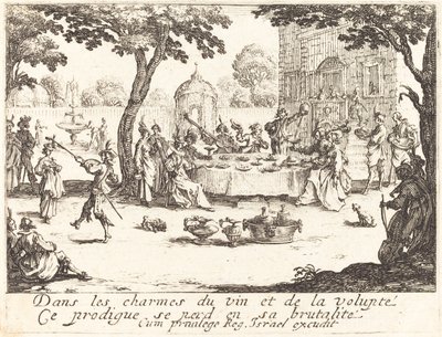 散逸、1635年。 作： Jacques Callot