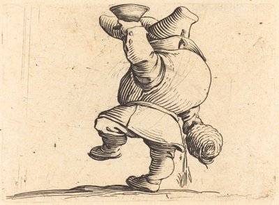 酒飲み、背面図 作： Jacques Callot