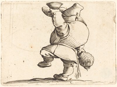 酒飲み、背面図 作： Jacques Callot