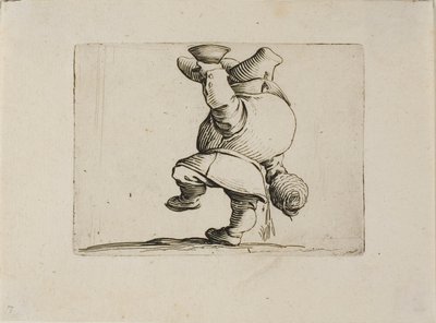 後ろから見た酒飲み ヴァリエフィギュアゴビより 作： Jacques Callot