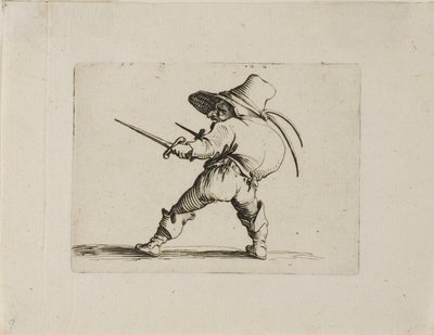 ヴァリエフィギュアゴビより剣と短剣の決闘者 作： Jacques Callot