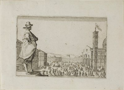 カプリースより フィレンツェのドゥオモ 作： Jacques Callot