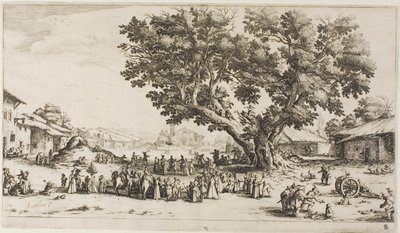 ゴンドレヴィルのフェア 作： Jacques Callot