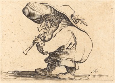 フラジオレット奏者 作： Jacques Callot