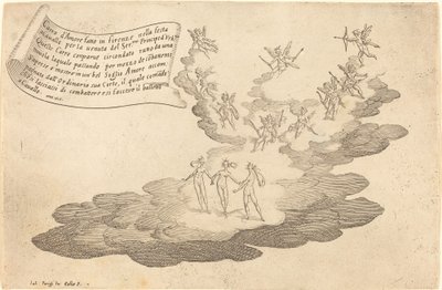 愛のフロート、1616年。 作： Jacques Callot