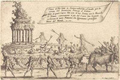 テティスのフロート、1616年。 作： Jacques Callot
