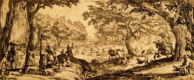 グレートハント」（エッチング） 作： Jacques Callot