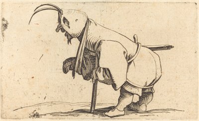 フード付きの不自由な人 作： Jacques Callot