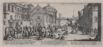 病院（L&39;Hôpital）、「戦争の悲惨さ」から 作： Jacques Callot