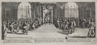 戦争の大惨事 報償の分配 作： Jacques Callot