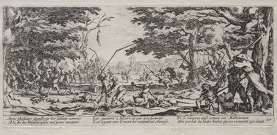 戦争の大惨事：農民の復讐 作： Jacques Callot