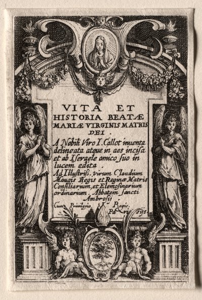 聖母の生涯 作： Jacques Callot