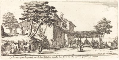 小さなトレリス」1635年 作： Jacques Callot