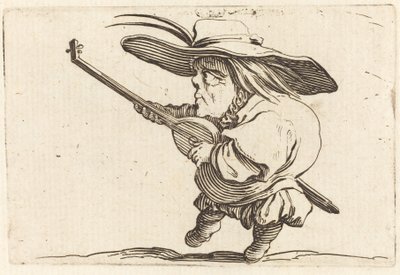 リュート奏者 作： Jacques Callot
