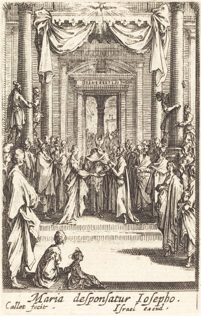 聖母の結婚 作： Jacques Callot