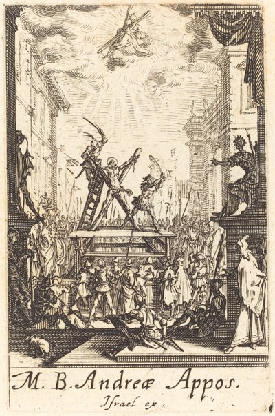 聖アンドリューの殉教 作： Jacques Callot