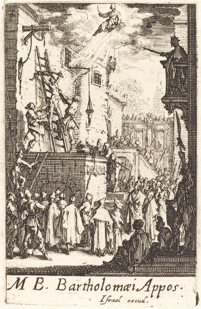聖バーソロミューの殉教、c。 16341635。 作： Jacques Callot