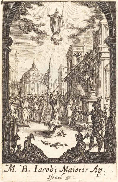 セント・ジェームズ・メジャーの殉教、c。 16341635。 作： Jacques Callot
