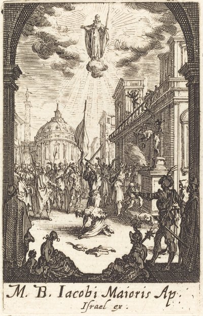 セント・ジェームズ・メジャーの殉教、c。 16341635。 作： Jacques Callot