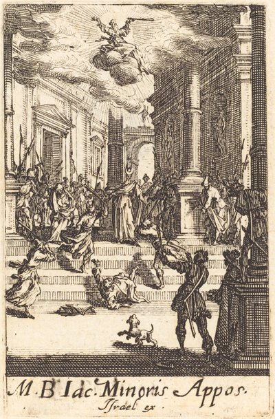 小聖ヤコブの殉教、16341635年頃。 作： Jacques Callot