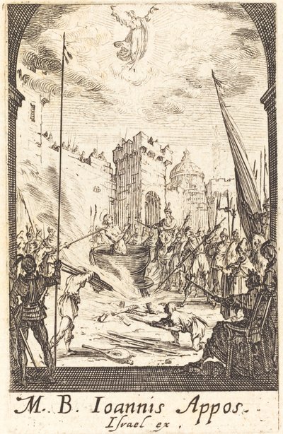 福音伝道者聖ヨハネの殉教 作： Jacques Callot
