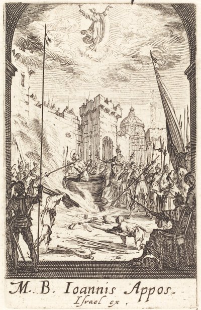 福音伝道者聖ヨハネの殉教 作： Jacques Callot