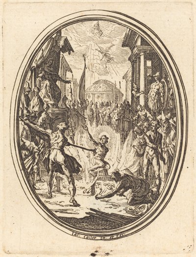 セントローレンスの殉教 作： Jacques Callot