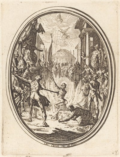 セントローレンスの殉教 作： Jacques Callot