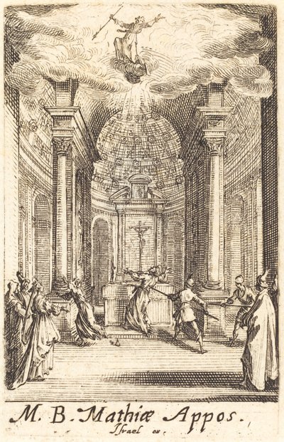 聖マティアスの殉教、c。 16341635。 作： Jacques Callot