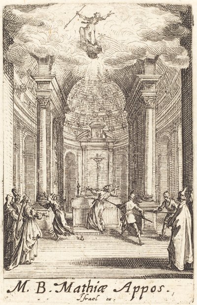 聖マティアスの殉教、c。 16341635。 作： Jacques Callot