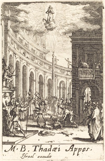 聖タデウスの殉教 作： Jacques Callot