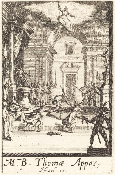 聖トマスの殉教 作： Jacques Callot
