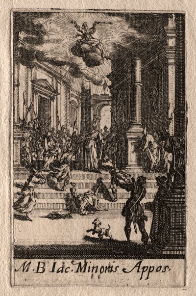 使徒たちの殉教：セント・ジェームズ・ザ・レス 作： Jacques Callot