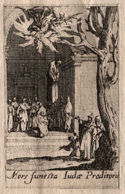 使徒の殉教：ユダの死。 作： Jacques Callot