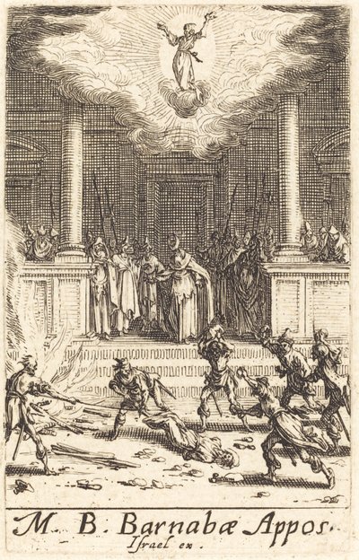 聖バルナバの殉教 作： Jacques Callot