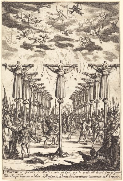 日本の殉教者 作： Jacques Callot