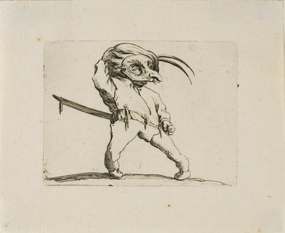 ヴァリエ フィギュア ゴビより 足のねじれた仮面の男 作： Jacques Callot