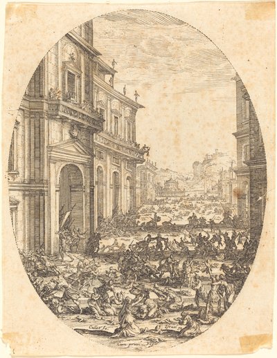 無辜の虐殺 作： Jacques Callot