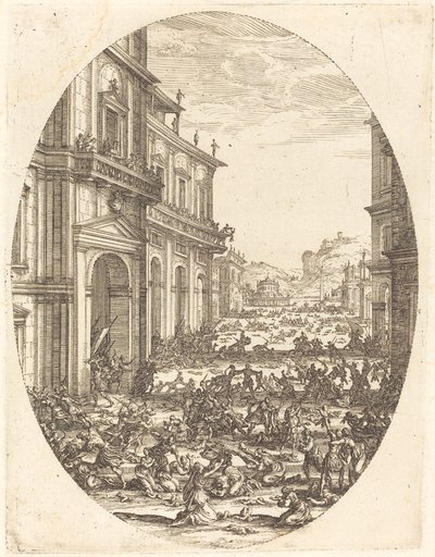 無辜の虐殺 作： Jacques Callot