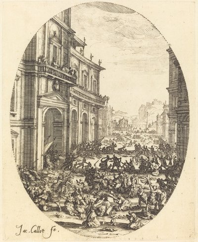 無実の虐殺、セカンドプレート 作： Jacques Callot