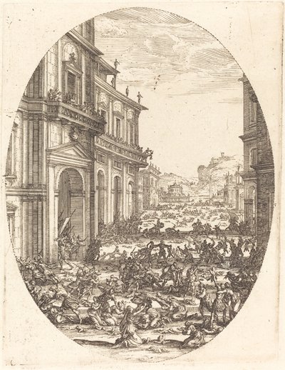 イノセントの虐殺、c。 16181620。 作： Jacques Callot