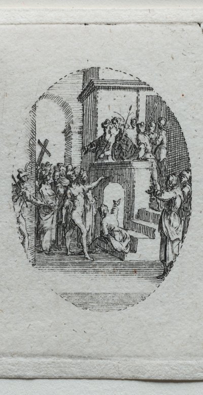 情熱の謎：キリストは人々に提示されました。 作： Jacques Callot