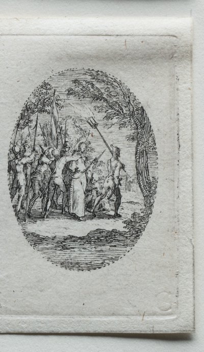 受難の神秘：囚われのキリスト 作： Jacques Callot