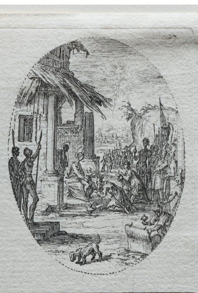 情熱の謎：王の崇拝。 作： Jacques Callot