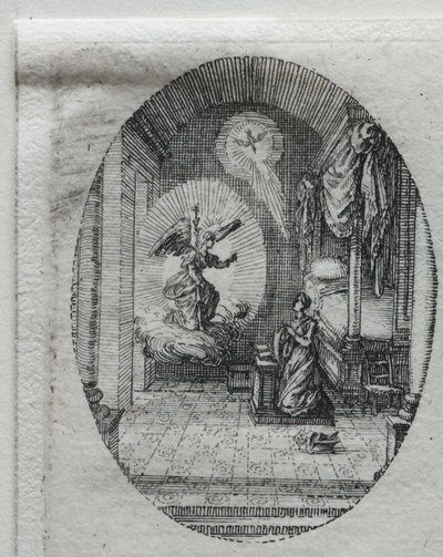 情熱の謎：受胎告知 作： Jacques Callot