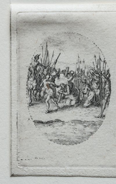 情熱の神秘：十字架を運ぶ 作： Jacques Callot