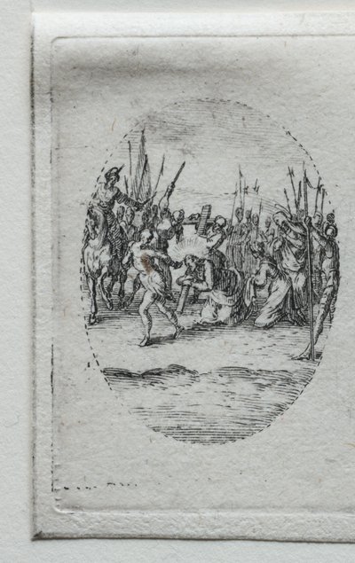 情熱の謎：十字架の運び。 作： Jacques Callot