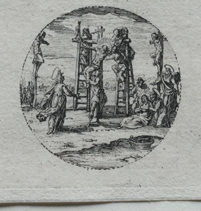 情熱の謎：はりつけ。 作： Jacques Callot