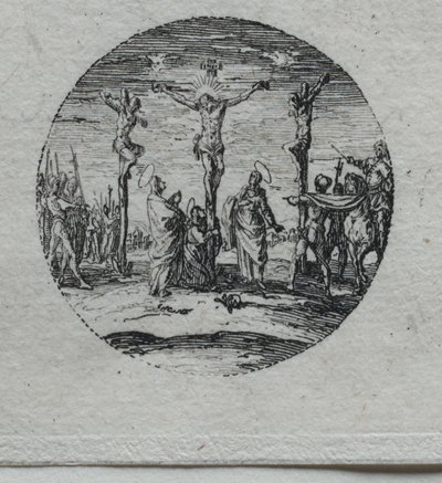 情熱の謎：十字架からの降下。 作： Jacques Callot